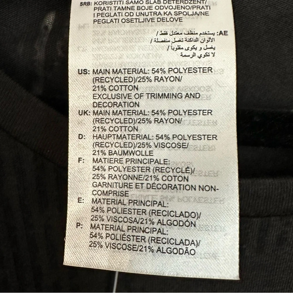 Reebok Women’s Black Speed-Wick Burnout Athletic Short Sleeve Top Size 3X NWT - Picture 5 of 8